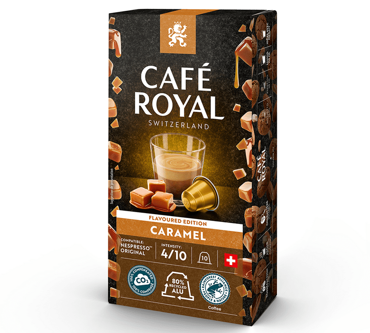 Caf Royal Caramel Aluminium Nespresso Compatible Pods X