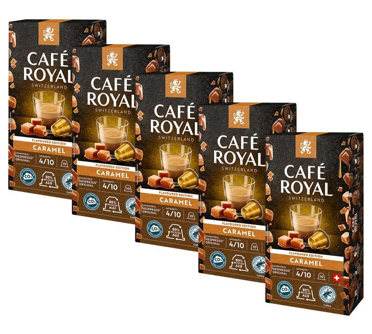 Café Royal Caramel aluminium Nespresso compatible pods x50