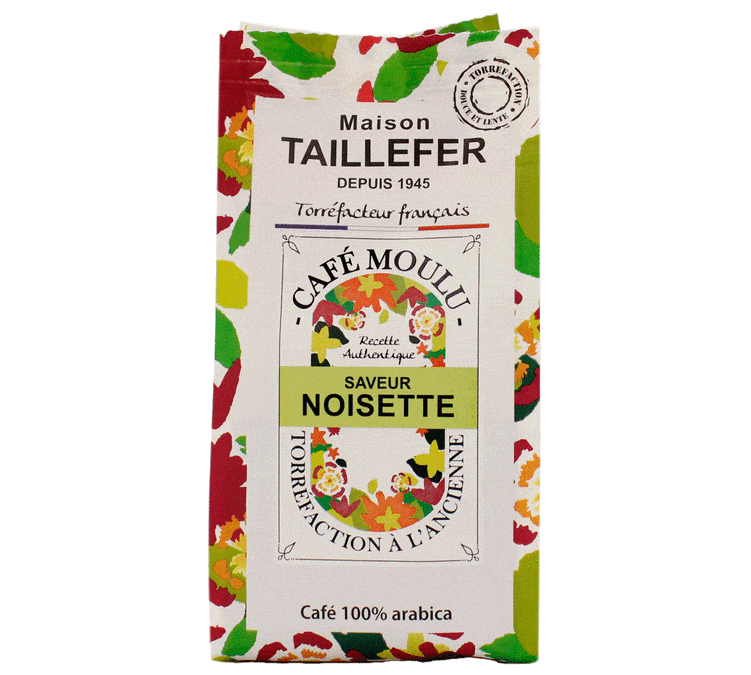 125g café moulu aromatisé Noisette Maison Taillefer