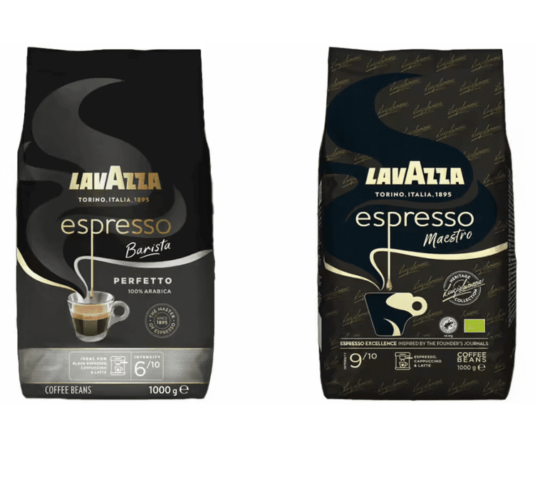 Pack Lavazza Espresso Maestro Et Espresso Barista 2bx 1kg