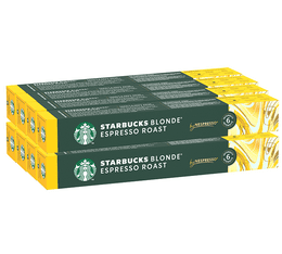 Starbucks Espresso Blonde Roast Nespresso Pods Value Pack Of 80