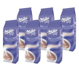 Lot de 6 sachets Milka Chocolat en poudre instantané 6x1kg