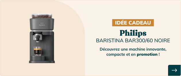Machine expresso broyeur PHILIPS Baristina BAR300/60 noire
