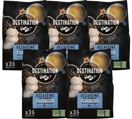 Senseo-Compatible Pods Organic Decaf Coffee Value Pack Destination x 180