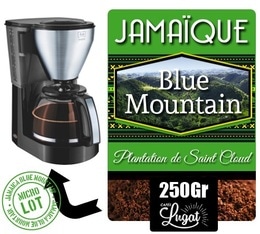 Ground coffee for filter coffee machines: Blue Mountain - Jamaica - 250g - Lionel Lugat