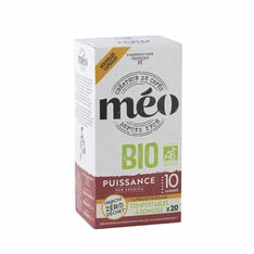 Méo Organic Nespresso® Compatible Coffee Capsules Puissance Strong x 10