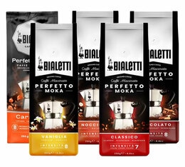 Bialetti Ground Coffee Discovery Pack Flavoured Coffee - 4x250g