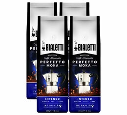 Bialetti Ground Coffee Perfetto Moka Intenso Value Pack - 4 x 250g