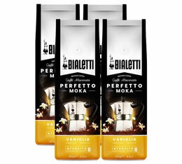 Bialetti Ground Coffee Perfetto Moka Vanilla Value Pack - 4 x 250g