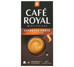 Café Royal 'Espresso Forte' aluminium Nespresso® Compatible Capsules x10