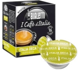 Bialetti Mokespresso Capsules Italian Decaf x 16 coffee pods