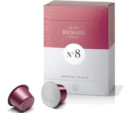 Espresso Velouté N°8 Café Richard capsules x24