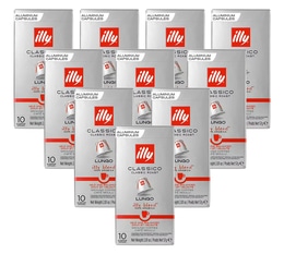 Illy Nespresso® Compatible Pods Lungo Value Pack x 100