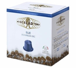 Miscela D'Oro Nespresso® Pods Blue Leggerezza Dec x 10