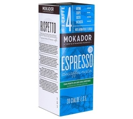 Mokador Castellari Espresso Decaffeinato ESE pods x 20