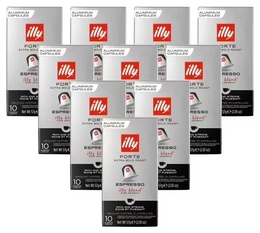 100 Capsules Forte - compatibles Nespresso® - ILLY