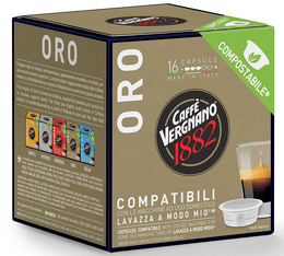 Caffè Vergnano Lavazza A Modo Mio Capsules Oro x 16