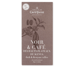 Café-Tasse Dark Chocolate Bar with Kenyan Coffee - 85g