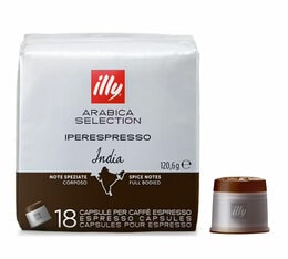 Illy Iperespresso MonoArabica Pods India x 18