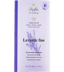 Dolfin Dark Chocolate Bar and Lavender - 70g