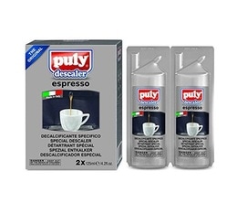 Puly Caff Descaler for Espresso Machines - Pack of 2 x 125ml