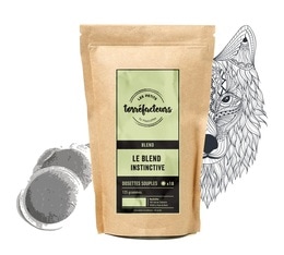 Les Petits Torréfacteurs Blend Instinctive (strong blend) coffee soft pods for Senseo x 18