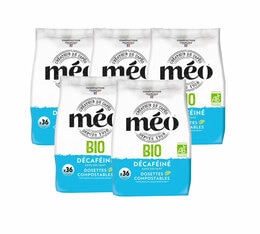 Senseo Compatible Pods Cafés Méo Organic Decaf Coffee Value Pack x 180