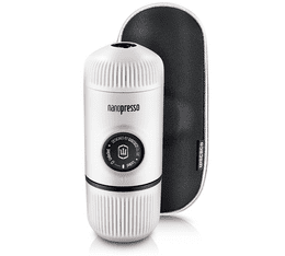 Wacaco Nanopresso Elements Chill White - Portable Coffee Maker + Free Case