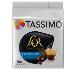 Tassimo pods L'Or Espresso Decaffeinated x 16 T-Discs