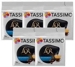 Tassimo pods L'Or Espresso Decaffeinated x 80 T-Discs