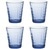 Duralex Prisme Marine Water Traditional Tumbler Glasses Pack of 4 - 27,5 cl