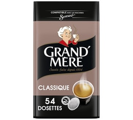  Senseo Compatible Pods Grand'Mère Classique Coffee x 54