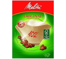 Melitta Original brown coffee filters 102 x 80