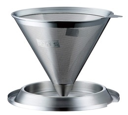 Cores stainless steel cone filter for pour-over coffee (no lid)