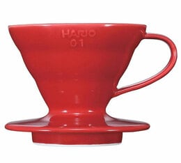 Hario V60 01 Ceramic Coffee Dripper - Red