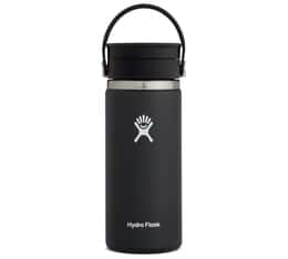 Hydro Flask Water Bottle Wide Mouth Bottle Black - 47cl (16oz)