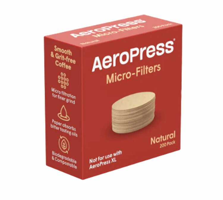 paper filters Aeropress Original, Aeropress Go, Aeropress CLear