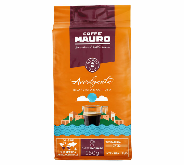 cafe moulu caffe mauro avvolgente 250g