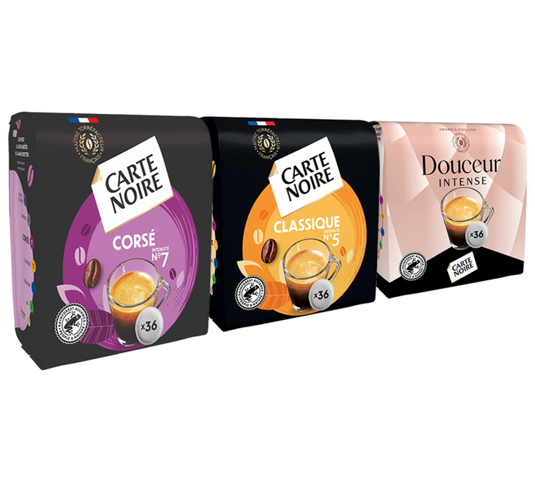 dosettes souple carte noire pack