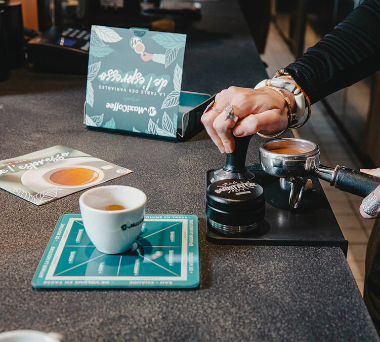 table des variables de l'espresso accessoire barista innovant