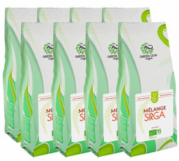 8 kg café en grain pour professionnels Bio Le Mélange Sirga 100% Arabica - Green Lion Coffee