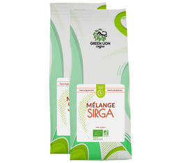 2 x 1 kg - Café en grain - Le Mélange Sirga Bio - GREEN LION COFFEE