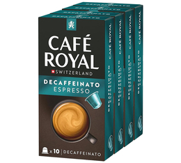 Pack 50 capsules Decaffeinato - compatibles Nespresso® - CAFE ROYAL