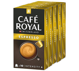 Café Royal 'Espresso' aluminium Nepresso® compatible pods x50