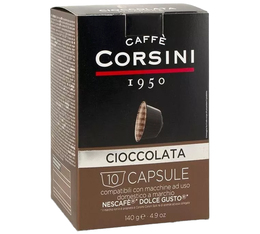 10 Capsules Dolce Gusto® compatibles Chocolat - Corsini