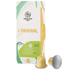 Green Lion Organic Nespresso® Compatible Capsules L'Original x 10 