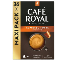 Café Royal 'Espresso Forte' aluminium Nespresso® Compatible Capsules x 36