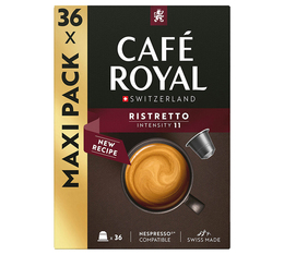 Café Royal 'Ristretto' aluminium Nespresso® compatible pods x 36