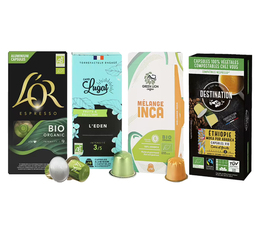 Organic Pack (MaxiCoffee exclusive): 40 Nespresso® Compatible capsules