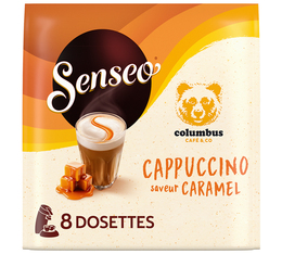 8 - dosettes Senseo - Cappuccino caramel Columbus - SENSEO